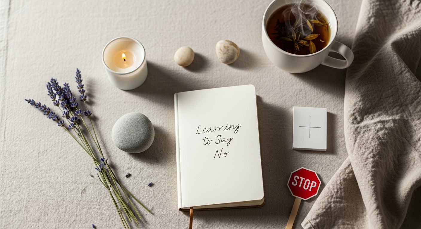 Emily Schupmann Counseling & Associates Debuts Fresh Blog Post: “Learning to Say No—Redefining Self-Care and Boundaries” 1 Emily schupmann counseling associates debuts fresh blog post learning to say no redefining self care and boundaries illustration