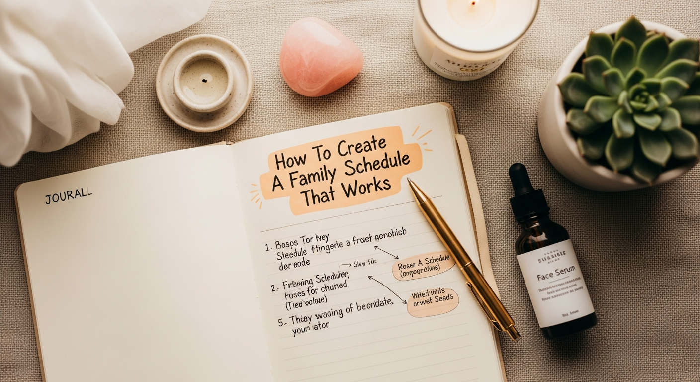 Crafting Your Calm: How to Create a Family Schedule That Actually Works 2 How To Create A Family Schedule That Works
