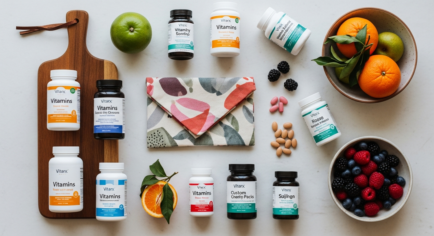 Order Your Own Custom Vitamin Packs With VitaRx 2 Order your own custom vitamin packs with vitarx illustration