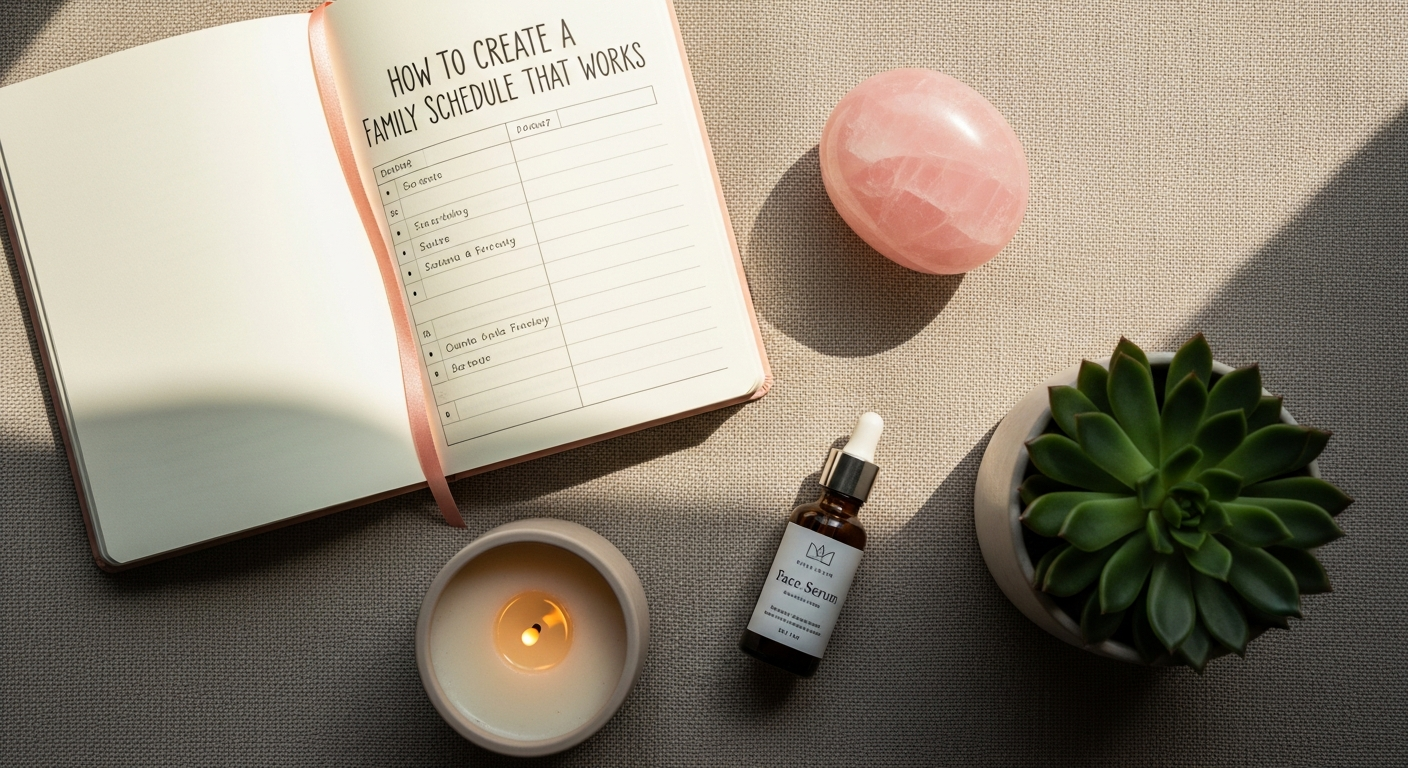 Crafting Your Calm: How to Create a Family Schedule That Actually Works 1 How To Create A Family Schedule That Works