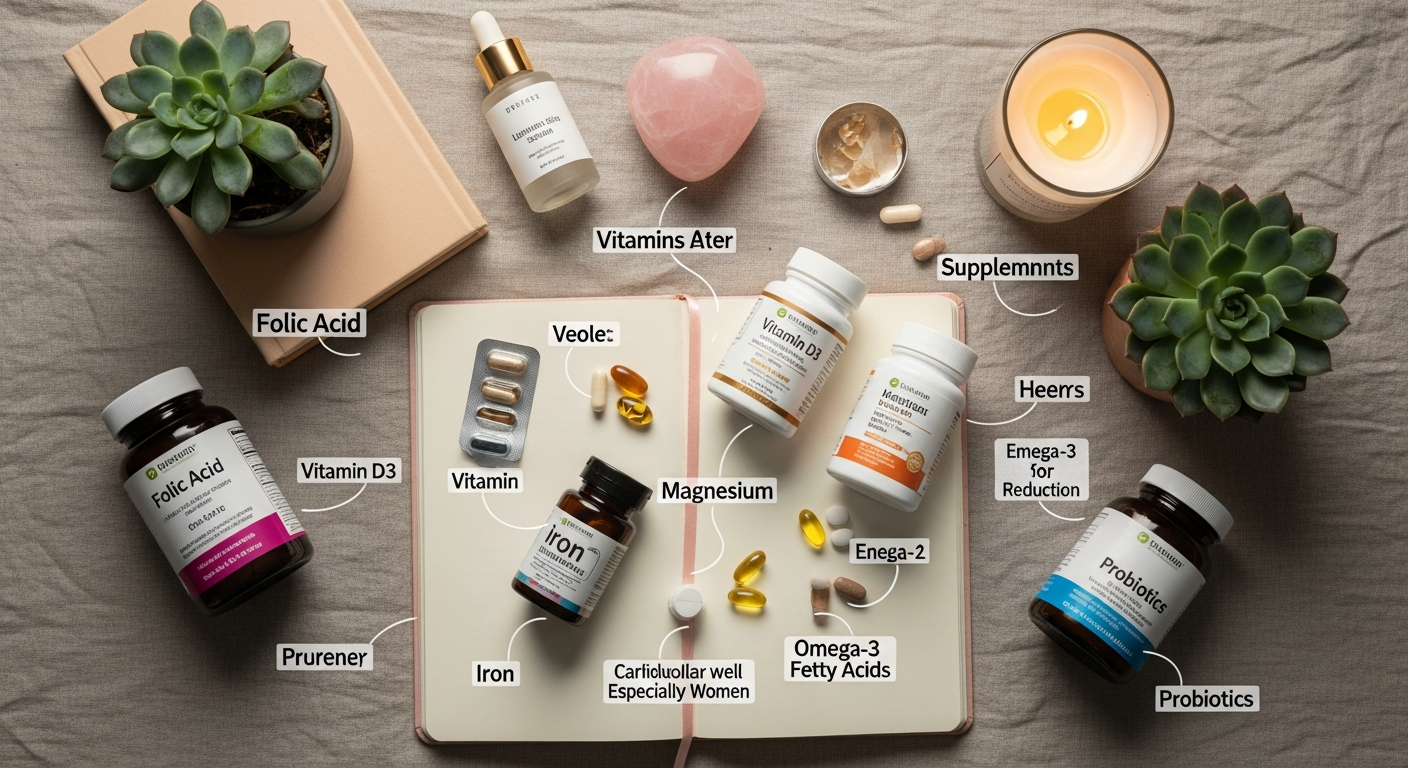 Nourishing Her: The Veralyn Guide to Essential Vitamins and Supplements for Women's Health 2 Best Vitamins And Supplements For Women